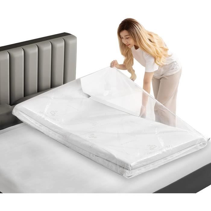 Sacs De Compression Sous Vide Pour Matelas 130x240 Cm - Réduction Jusqu'à 80%, étanches Et Réutilisables