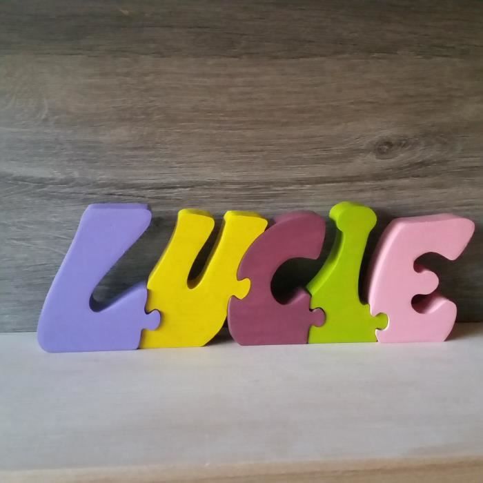 lettres en bois prenom