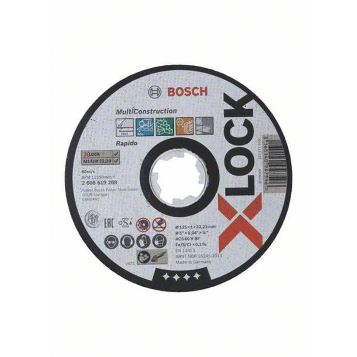 Bosch Accessories 2608619269 Disque à tronçonner 125 mm 1 pc(s)