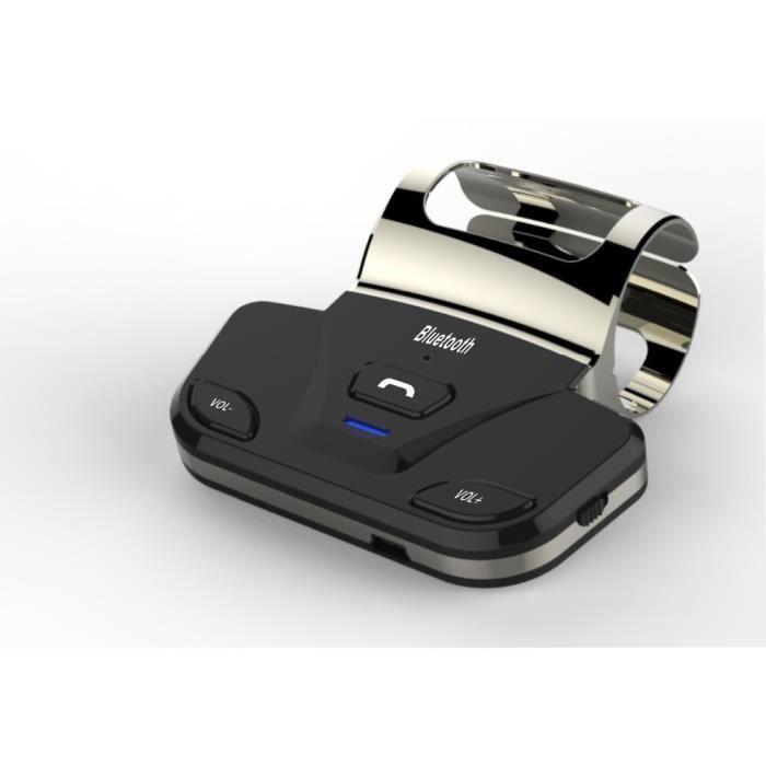 Kit mains libres volant Bluetooth kit mains libres fixation sur le volant support voiture Bluetooth communiquant