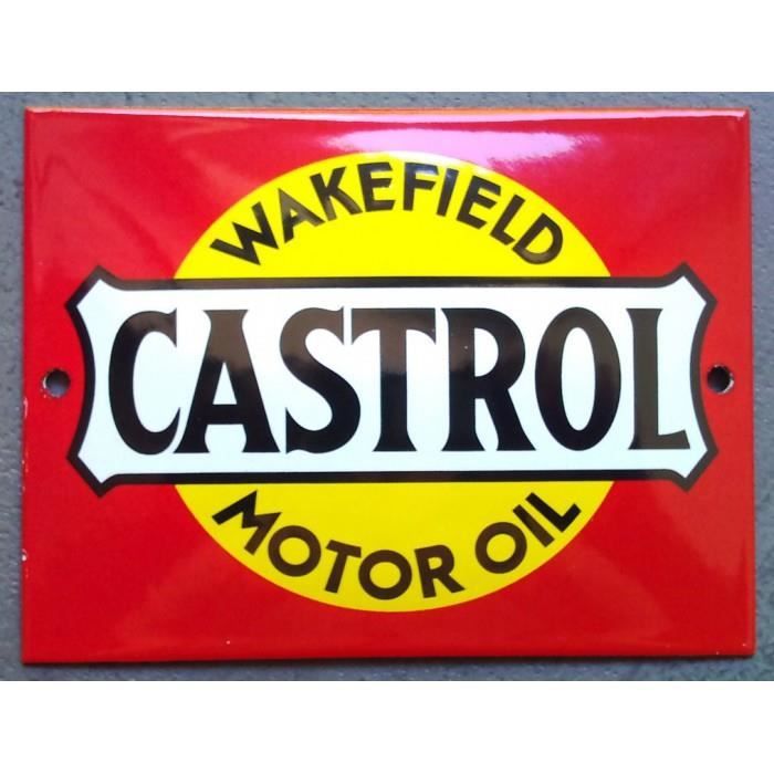 Drapeau Publicitaire Castrol Classique - Pour Atelier, Garage Ou 'man Cave', Neuf