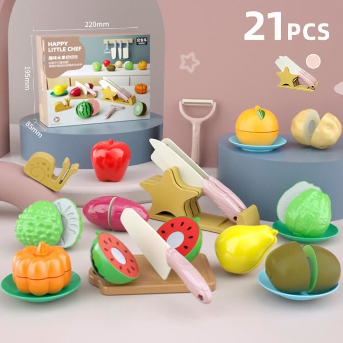 Cuisine pour enfants bois 57x29,5x77/83cm dinette cuisinière réglable  hauteur 35 accessoires jeu éducatif enfant jouet d'imitation - Cdiscount  Jeux - Jouets