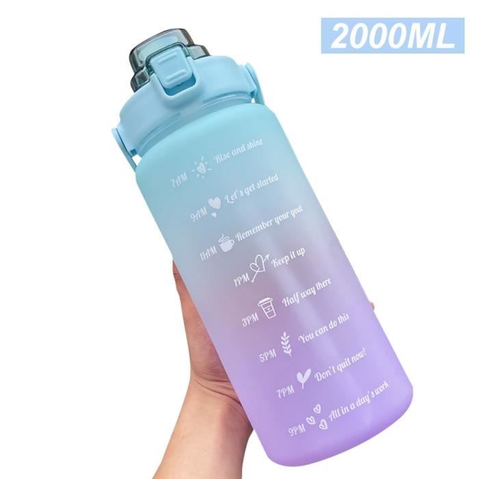 Grande bouteille d'eau motivante de 64 oz avec marqueur de - Temu Belgium