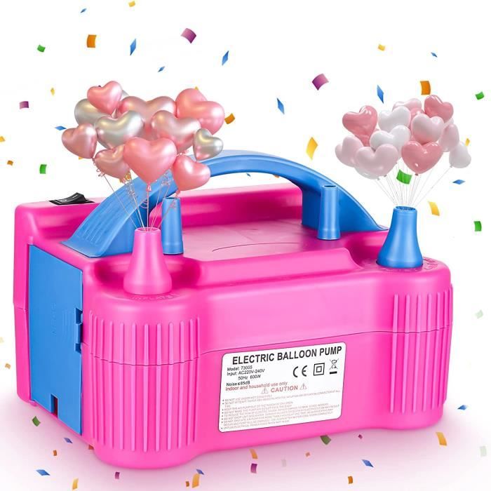 U-DO Pompe à ballon électrique Gonfleur avec automatique pour fête d' anniversaire, mariage et décoration de festival - Cdiscount Maison