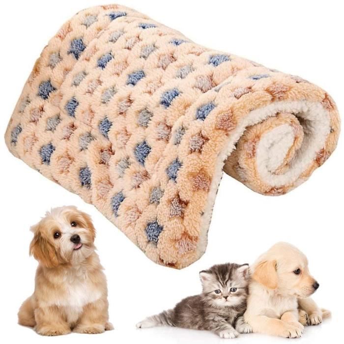 Comparer les prix de Tapis Pour Chien,Chat Couvertures,Coussin De Chien,Animal De Compagnie Duveteux Toison Tapis Doux Coussin Tampon,(M, 55 * 40 Cm)