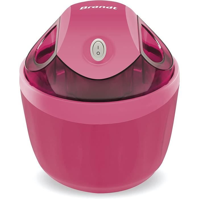 Sorbetière Brandt SOR15EP - 1,5 Litres - Minuteur Digital - Glaces Et Sorbets Maison