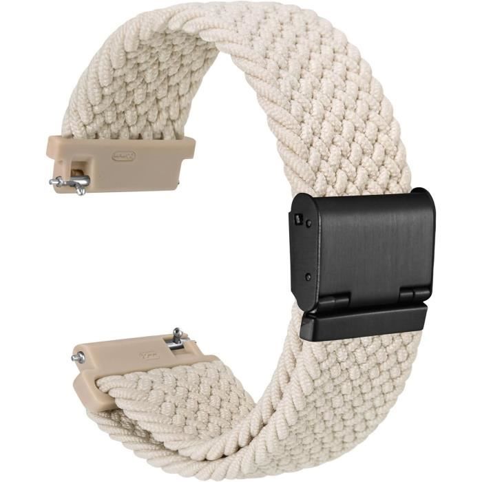 Bracelet Montre Nylon BISONSTRAP - Réglable, Respirant - 18mm 19mm 20mm 22mm