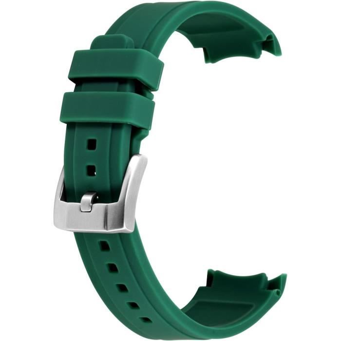 Bracelet Silicone 22mm Pour Montre Intelligente - Boucle Ardillon Métal, Confortable Et Résistant