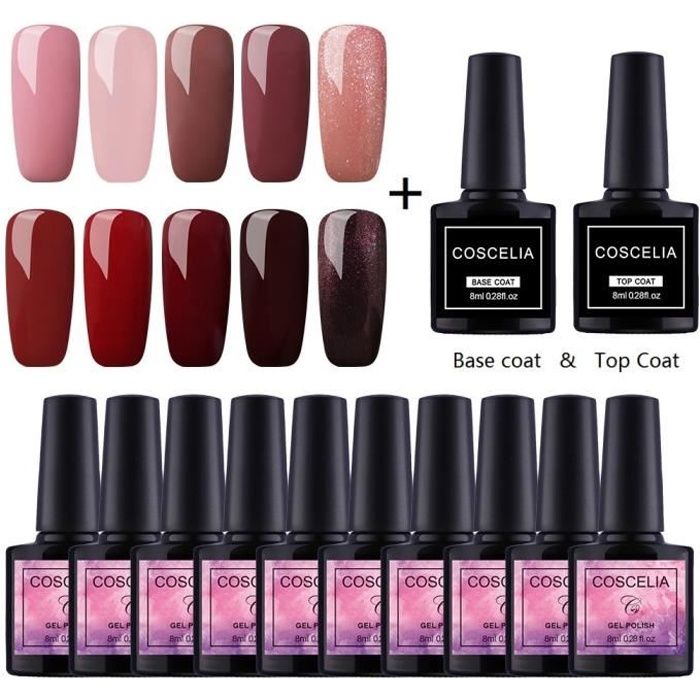Vernis semi permanent 3 en 1 Achat / Vente pas cher