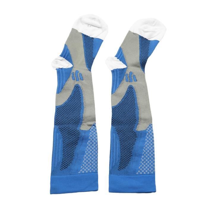 Drfeify Bas de compression de sport 2 pièces chaussettes de Compression ...