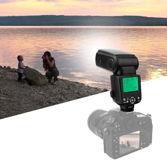 Flash TRIOPO TR-960II Pour Appareil Photo - Haute Puissance, Tête Orientable, Retour Rapide 2.9s