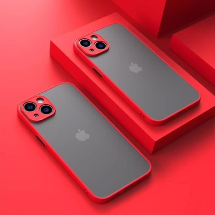 Coque Pour iPhone 13 Protection Gel Silicone Mat - Rouge - Cdiscount  Téléphonie