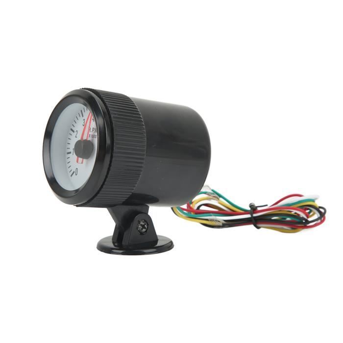 Tachymètre électrique 52mm 0-8000 RPM - Compatible Moteur Essence 2 à 8 Cylindres - Pour Voiture, Bateau, Yacht