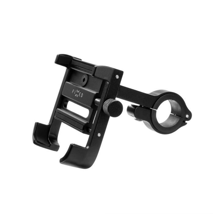 Support de téléphone portable - FIXED - Bikee ALU 2 - Aluminium - Tête pivotante - Noir