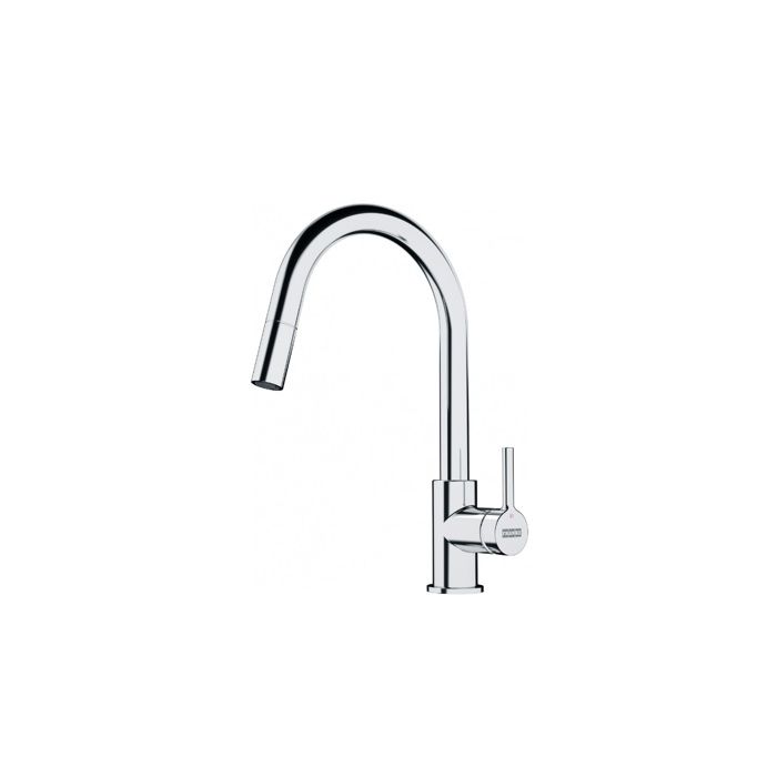 Mitigeur - FRANKE - Lina - Bec extractible - Chrome - Monotrou