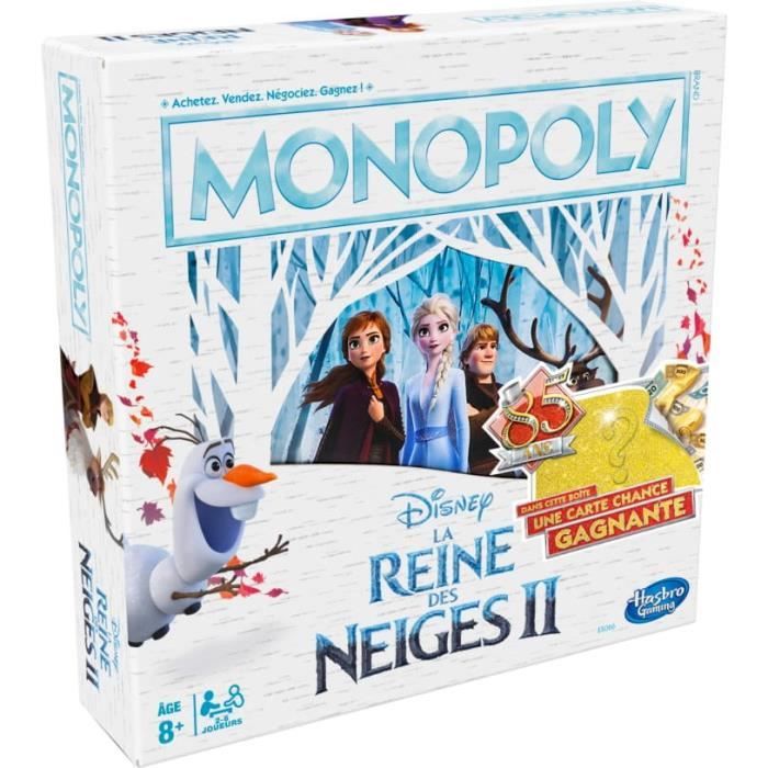 Monopoly La Reine des Neiges - Jeu de societe - Jeu de plateau ...