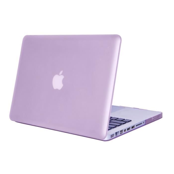 Pour Ancienne MacBook Pro 13 Pouces Coque (Modèle A1278 avec CD-ROM),  Simple Étui Housse Rigide de Protection -violet - Cdiscount Informatique