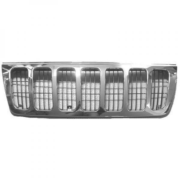 Grille De Calandre Chrome Pour Jeep Grand Cherokee 2008-2010 - Neuve, Facile à Installer