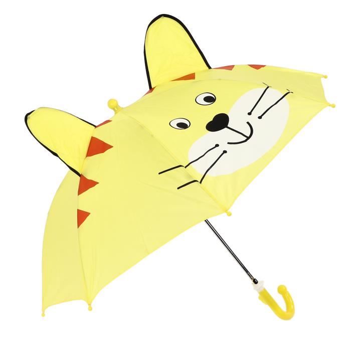 KAV Parapluie D'école Transparent Pour Enfants Garçons Et Filles – Design Doux, Beau, Léger Parasol Dôme Pour Votre Enfant, Grenouille, M