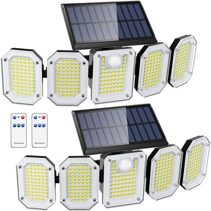 Lampadaire solaire puissant télécommande 3000 Lumen - Lampadaire