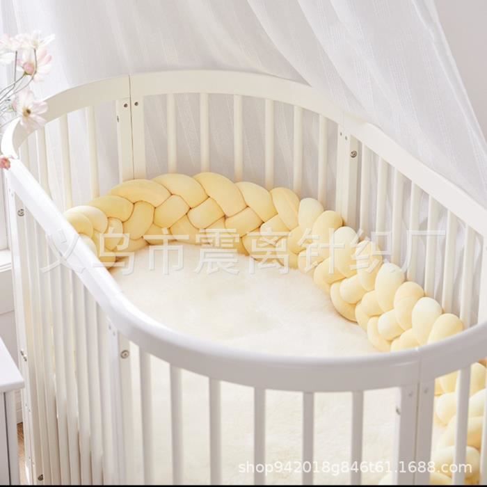 Tour de lit tresse hotsell bébé 9