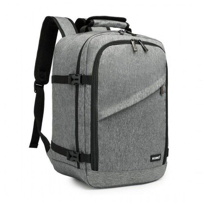 Sac à Dos 40x25x20cm Ordinateur Portable Grande Capacité Fonctionnel Sac a Dos PC Portable pour Voyage/Affaire/Scolaire Gris Sac à Dos 40x25x20cm Ordinateur Portable Grande Capacité Fonctionnel Sac a Dos PC Portable pour Voyage/Affaire/Scolaire Gris