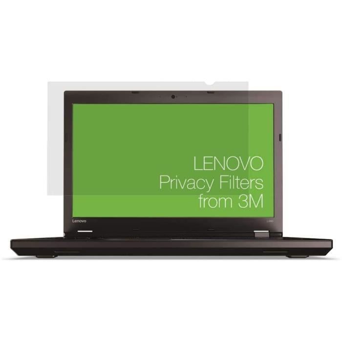 LENOVO Filtre de confidentialité PF15.6W pour écran - Pour 39,6 cm (15,6) Écran large Ordinateur Por