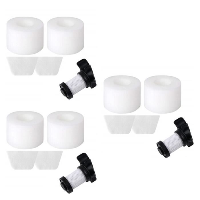 Filtres Mousse Et Feutre Pour Aspirateur Shark Lift-Away ZD550 - 2 Kits Lavables, Haute Densité 60 PPI, Compatible PowerFins & HairPro - 13