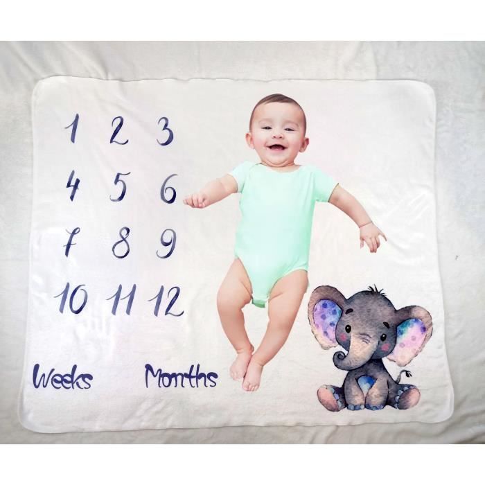Kit Photographie Nouveau-Né 6 Pièces - Peignoir, Serviette, Pantoufles Et Concombres - 0-6 Mois