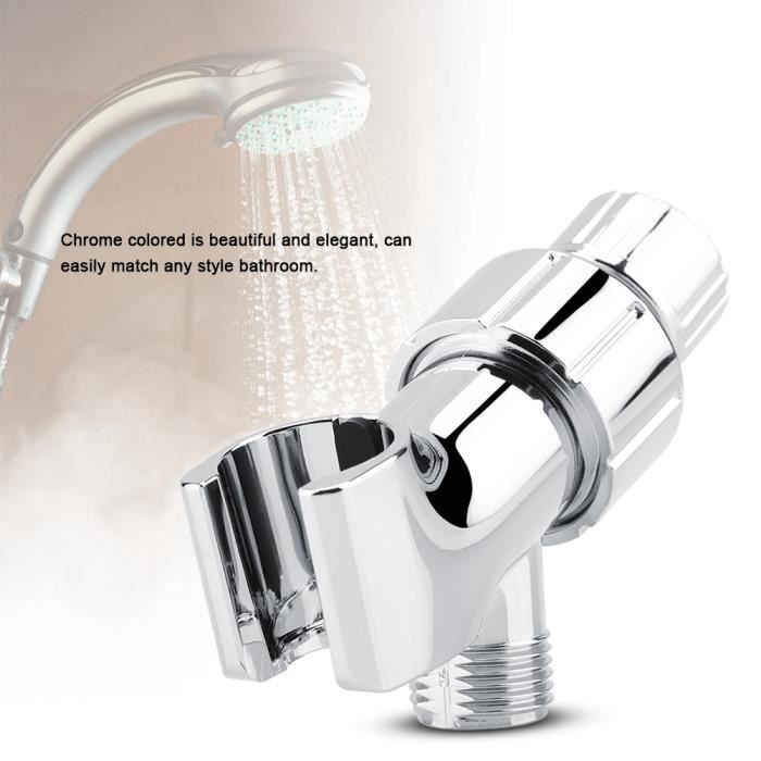 DXLing Tube Prolongateur Douche 22.5cm Acier Inoxydable - Chromé, Filetage G1/2, Facile à Installer