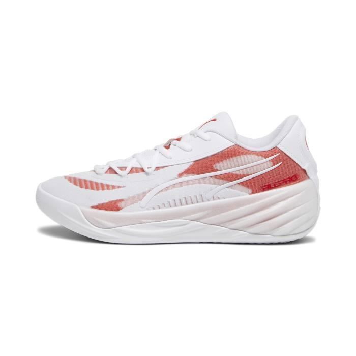 Chaussures de basketball indoor Puma All-Pro Nitro Team white