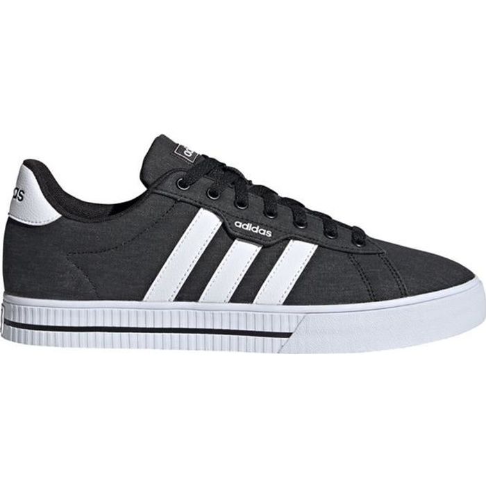 espadrille - adidas - daily 3.0 - blanc-graphite - homme - negro/blanco