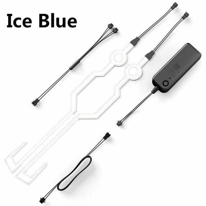 Ihreesy 2 Cornes De Casque Moto Lumineuses – Ventouses Universelles, Bleu – Accessoire Fun Vélo Scooter Casque