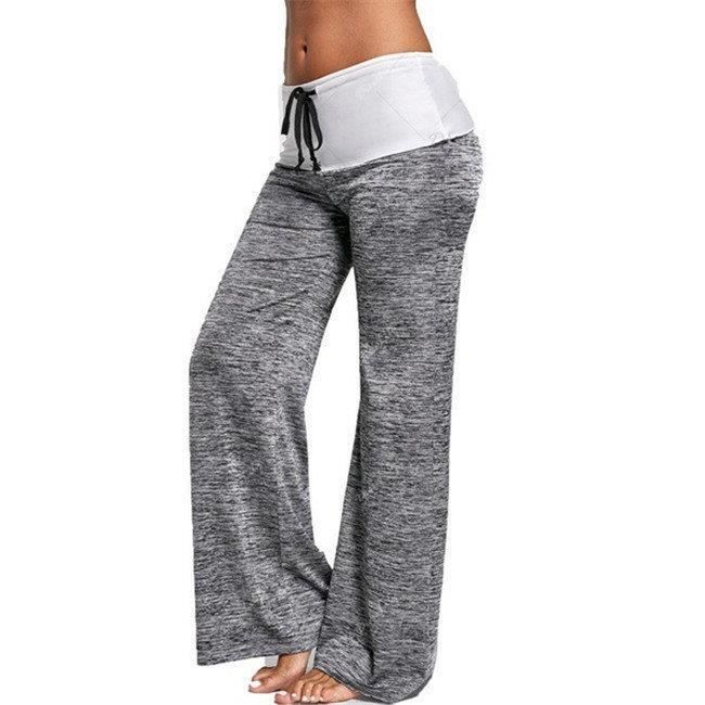 Pantalon de Sport Femme,Pantalons de Survêtement Jogging Yoga Running Fitness Gym Casual Long avec Poches Cordon de Serrage