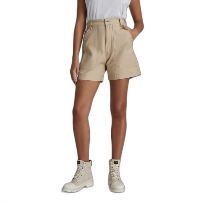Short taille haute femme G-Star 3D Fatigue - westpoint khaki - 25 Short taille haute femme G-Star 3D Fatigue - westpoint khaki - 25
