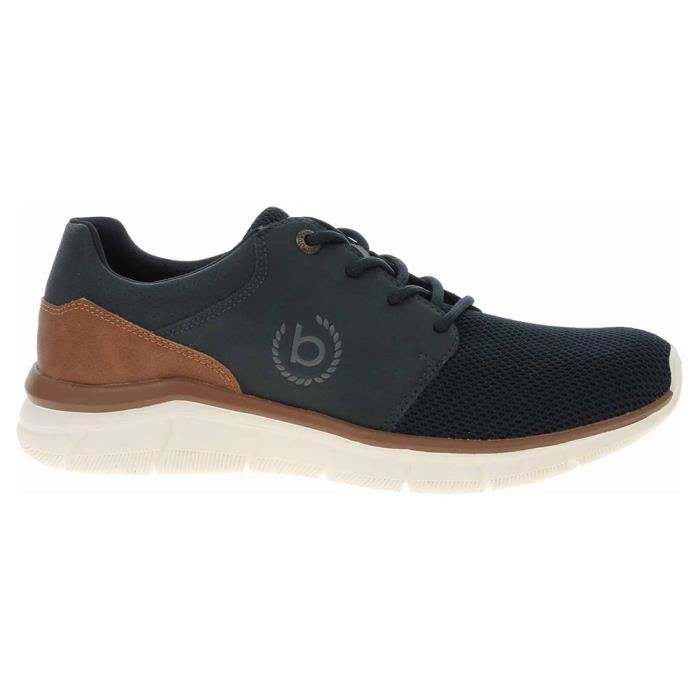 Bugatti Chaussures Homme Bugatti 341AFA0169004100 Bleu marine - Lacets - Textile - Plat