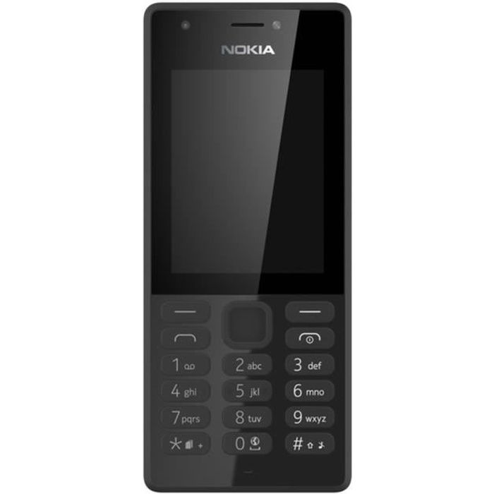 Téléphone mobile - Nokia - 216 Double SIM - GSM - Noir - 2,4 pouces