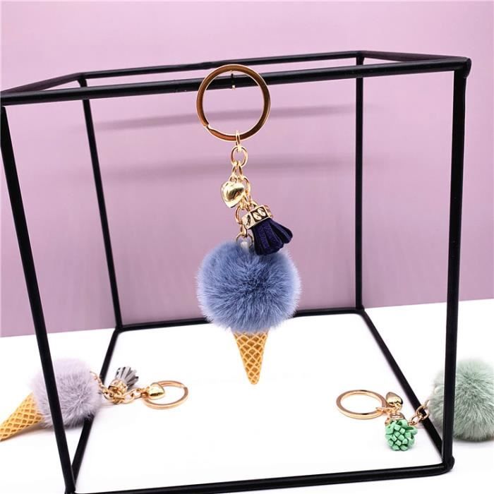 Porte-clés Floraux Mignons - Lot De 3 (rose, Blanc, Bleu), Parfait Pour Sac à Main Ou Cadeau Fête Des Mères
