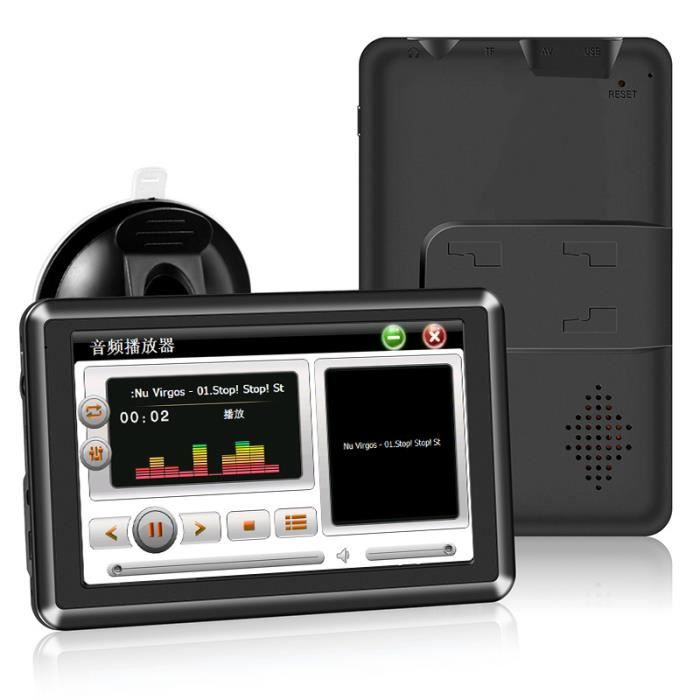Navigateur GPS Portable 5 Pouces - Écran Tactile Avec Guidage Vocal - Pour Voiture Et Camion