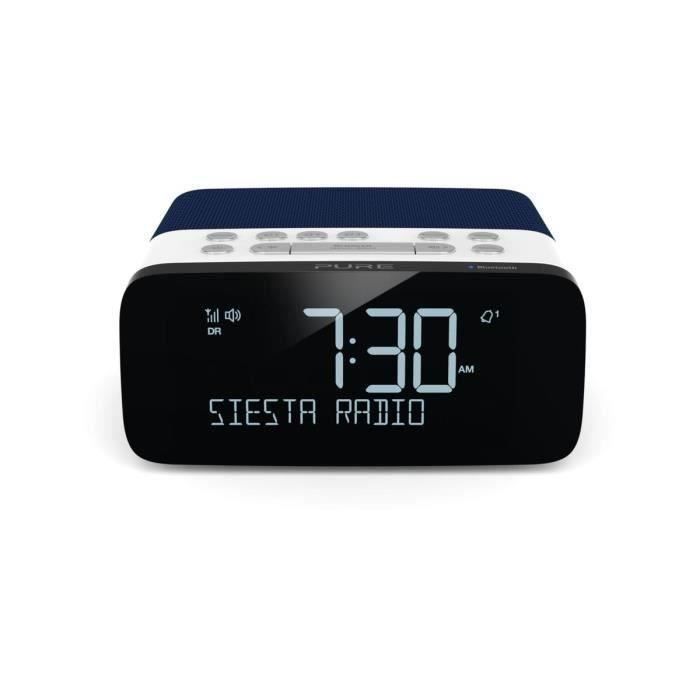 /écran CrystalVue /à r/églage automatique de la luminosit/é chargeur de t/él/éphone USB Polar radio num/érique DAB+//FM Pure Siesta Rise S Radio-r/éveil avec Bluetooth