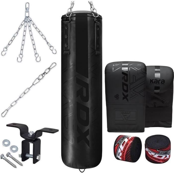 Sac De Frappe LUXTRI 105cm 16kg Rempli De Sable - Punching Ball Suspension Plafond - Boxe Fitness MMA