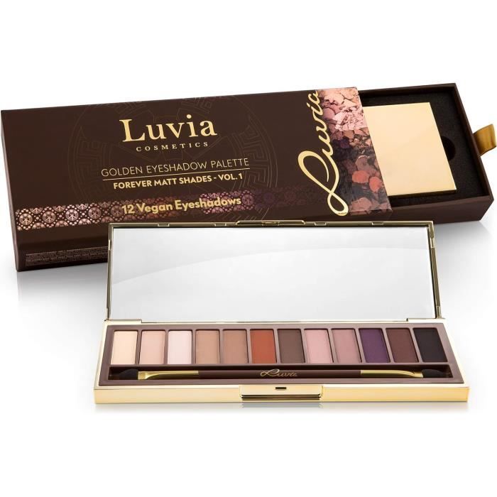 Luvia Palette De Fards À Paupières Professionnels Forever Matt
