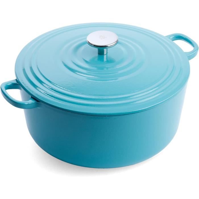 VOUNOT Cocotte en fonte Dutch oven 4.25L