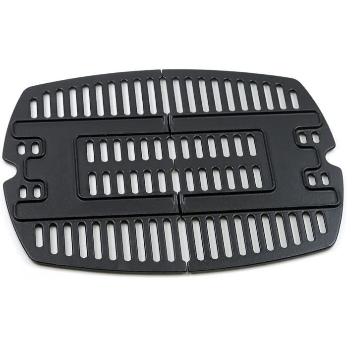 Grilles De Cuisson En Fonte Pour Weber Q100/Q120/Q1400 - Lot De 2, 44 Cm (Pièces De Rechange)