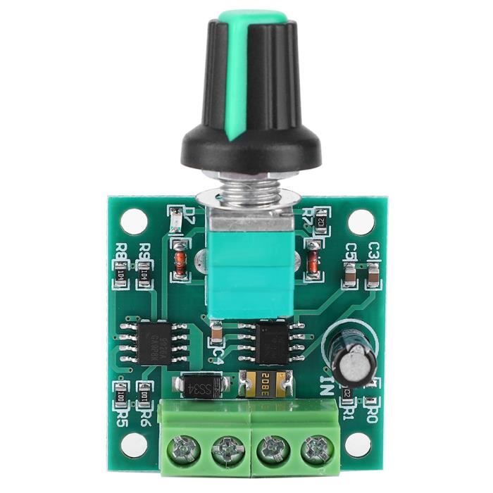 Contrôleur PWM Pour Moteur DC 6-28V - 3A, 80W, Réversible Avec Potentiomètre - Pour Modélisme, Bricolage