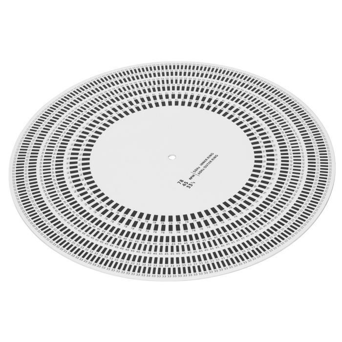 Disque Stroboscope Détection De Vitesse De Rotation Platines Vinyle