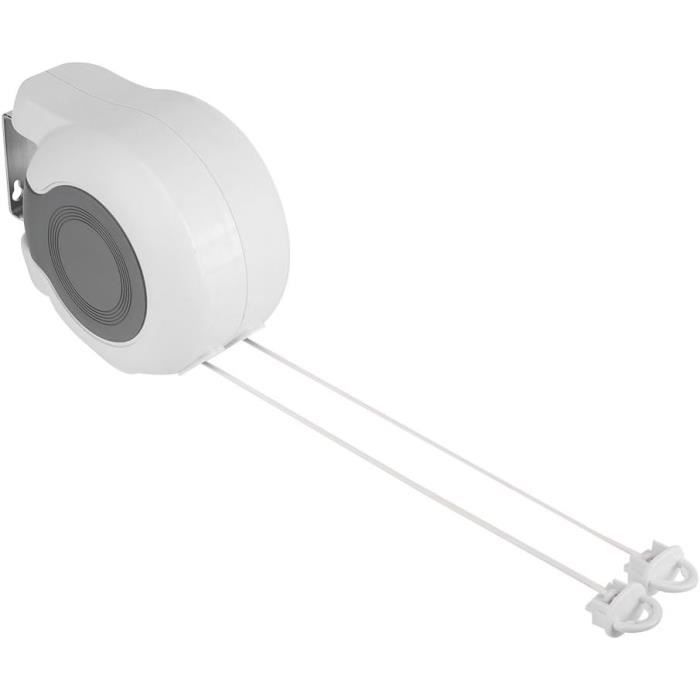 Fil Linge Retractable,Etendoir Mural Extensible, étendage à Linge Mural