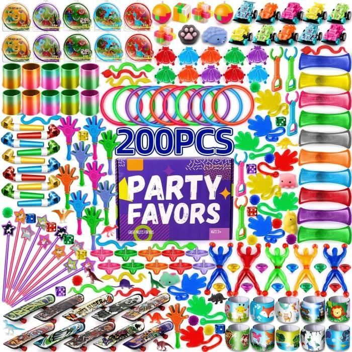 Nicknack 300 Pièces Jouets Assortis – Kit Pinata Et Goodies Pour Anniversaire Enfant, 34 Modèles Variés
