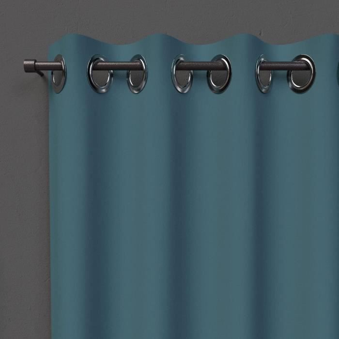 Tenda Carla viola occhielli 140 x 280 cm | Leroy Merlin