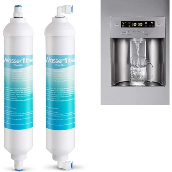 Filtre à Eau Waterdrop WD-XWF - Pack De 4 - Remplacement Pour Réfrigérateur GE XWF - élimine Goût Et Odeur De Chlore